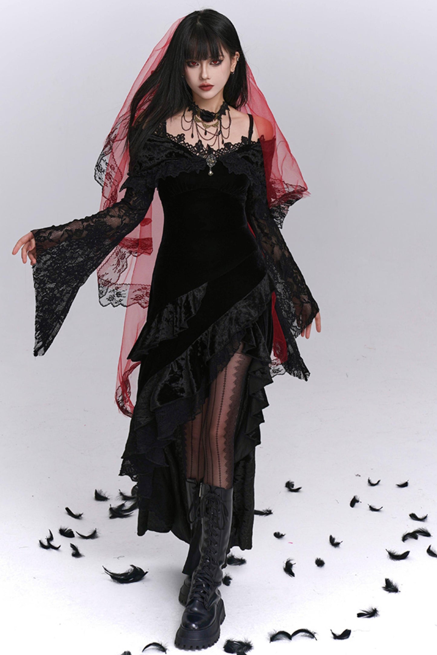 One-Shoulder Camisole Dress