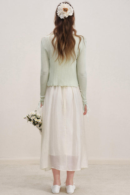 Heartfelt Sheer Knit Cardigan