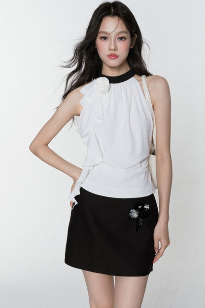 Misty Chiffon Tank Skirt Set-Up