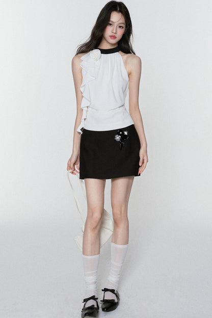 Misty Chiffon Tank Skirt Set-Up