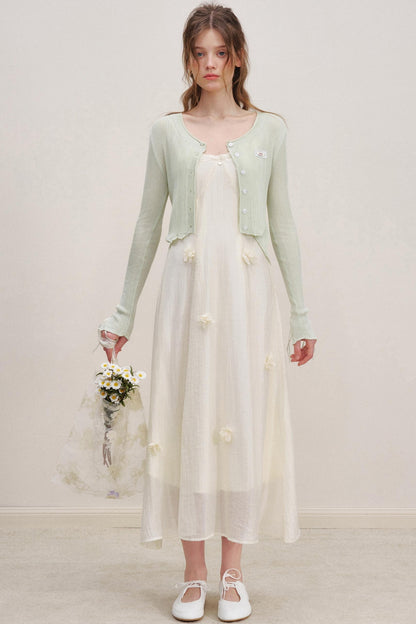 Heartfelt Sheer Knit Cardigan