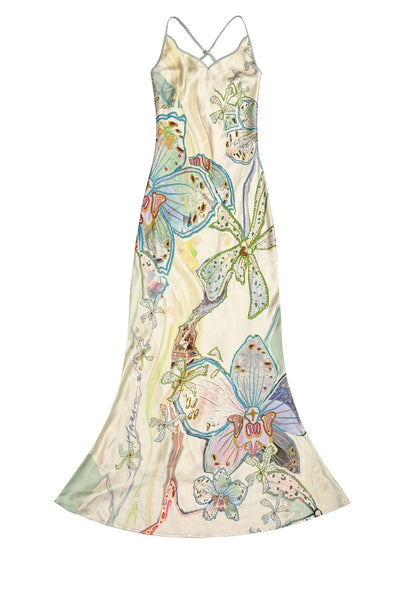 Blossom V-Neck Mermaid Dress