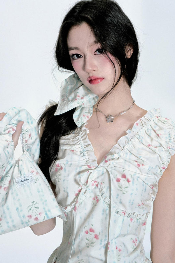 Charm Floral Hair Tie