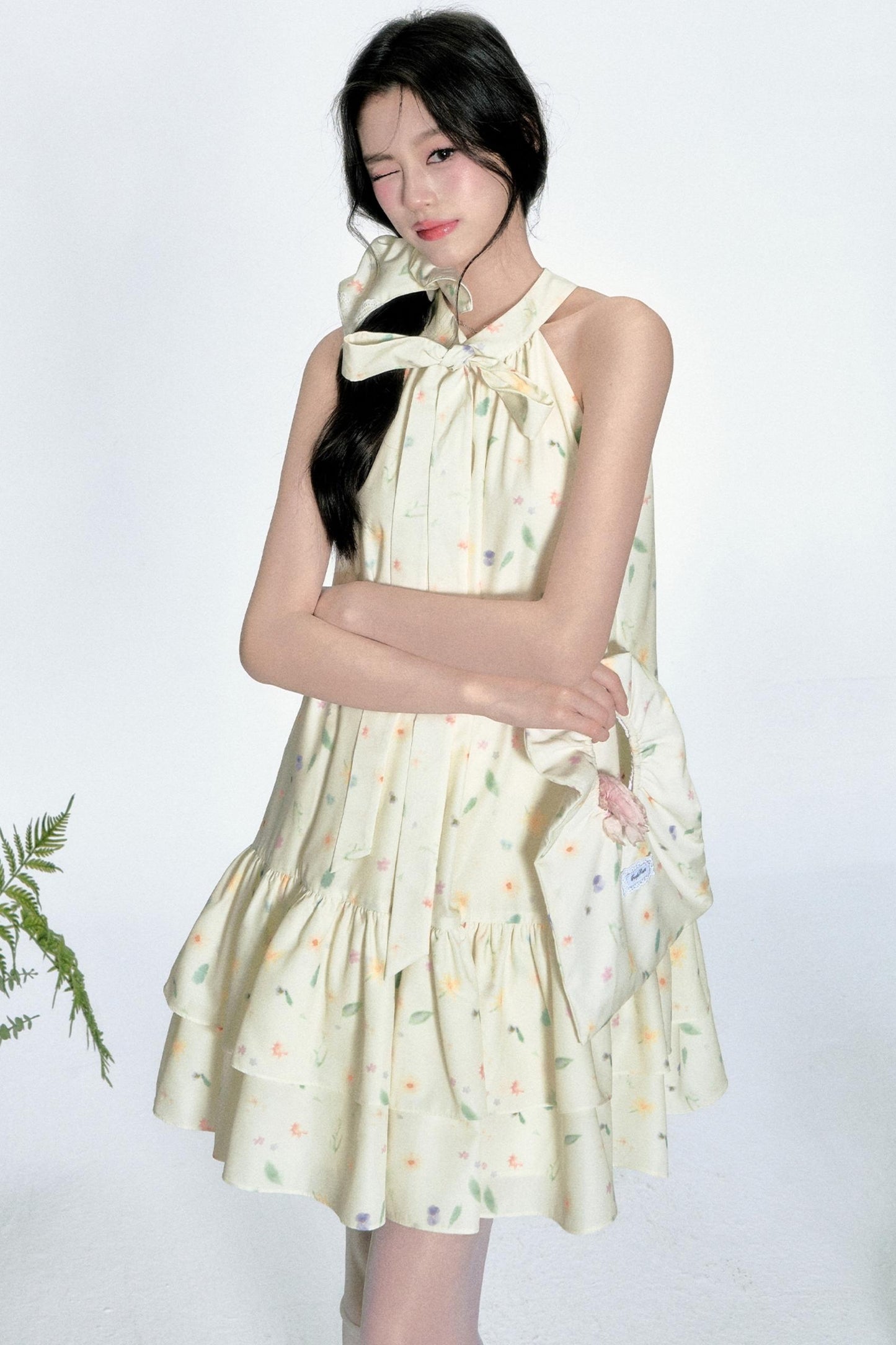 Charm Floral Hair Tie