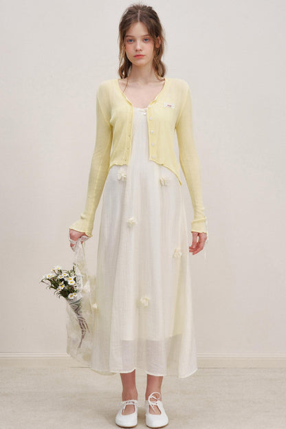 Heartfelt Sheer Knit Cardigan