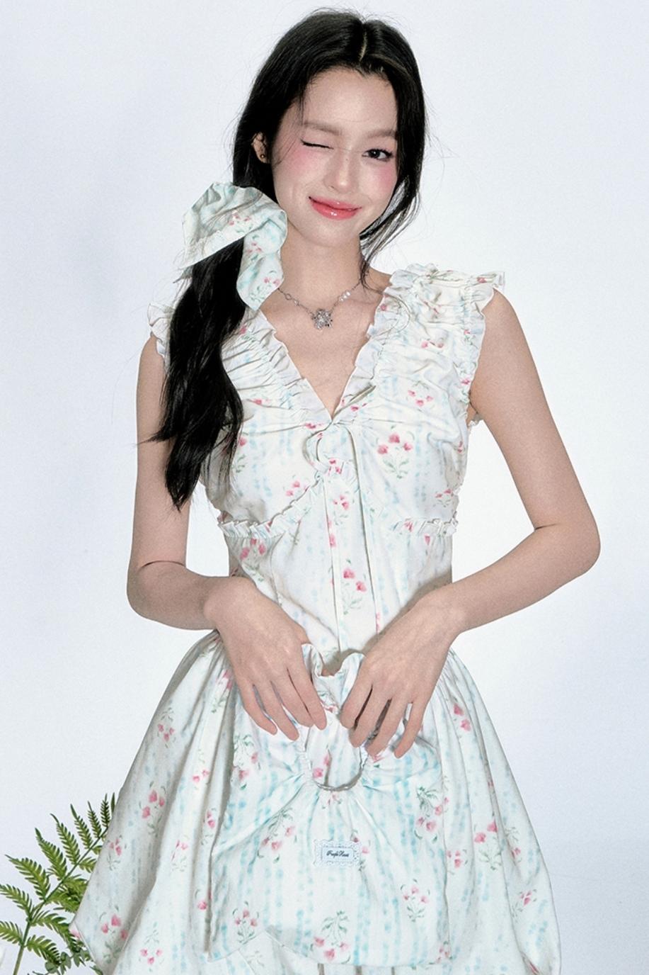 Charm Floral Hair Tie