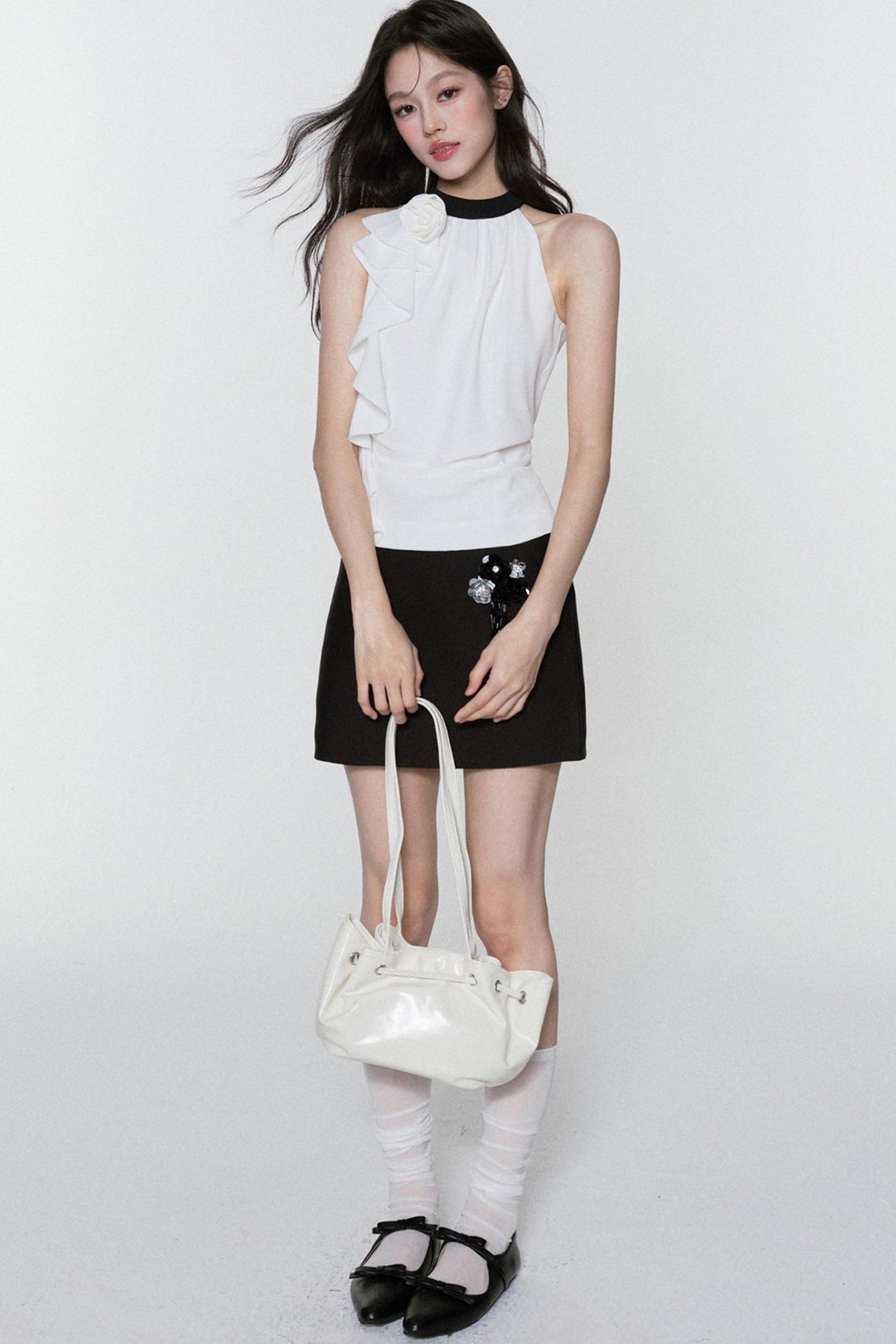 Misty Chiffon Tank Skirt Set-Up