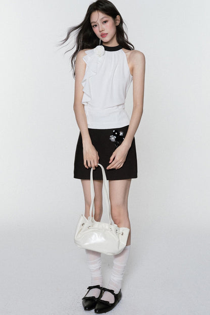 Misty Chiffon Tank Skirt Set-Up