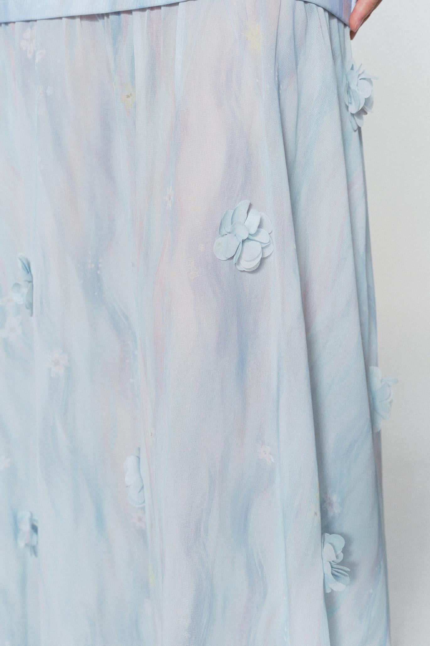 Light Blue Summer Romance Dress