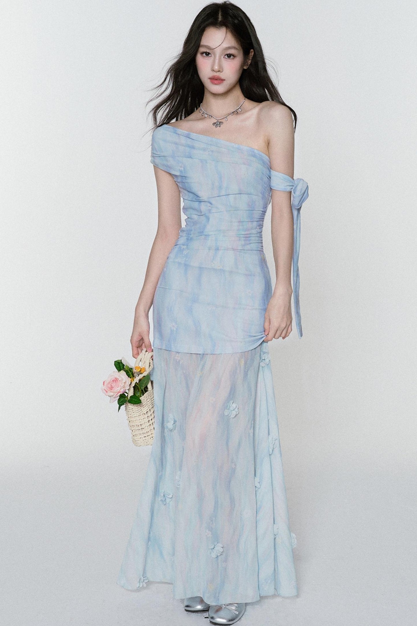 Light Blue Summer Romance Dress