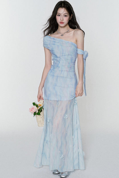 Light Blue Summer Romance Dress