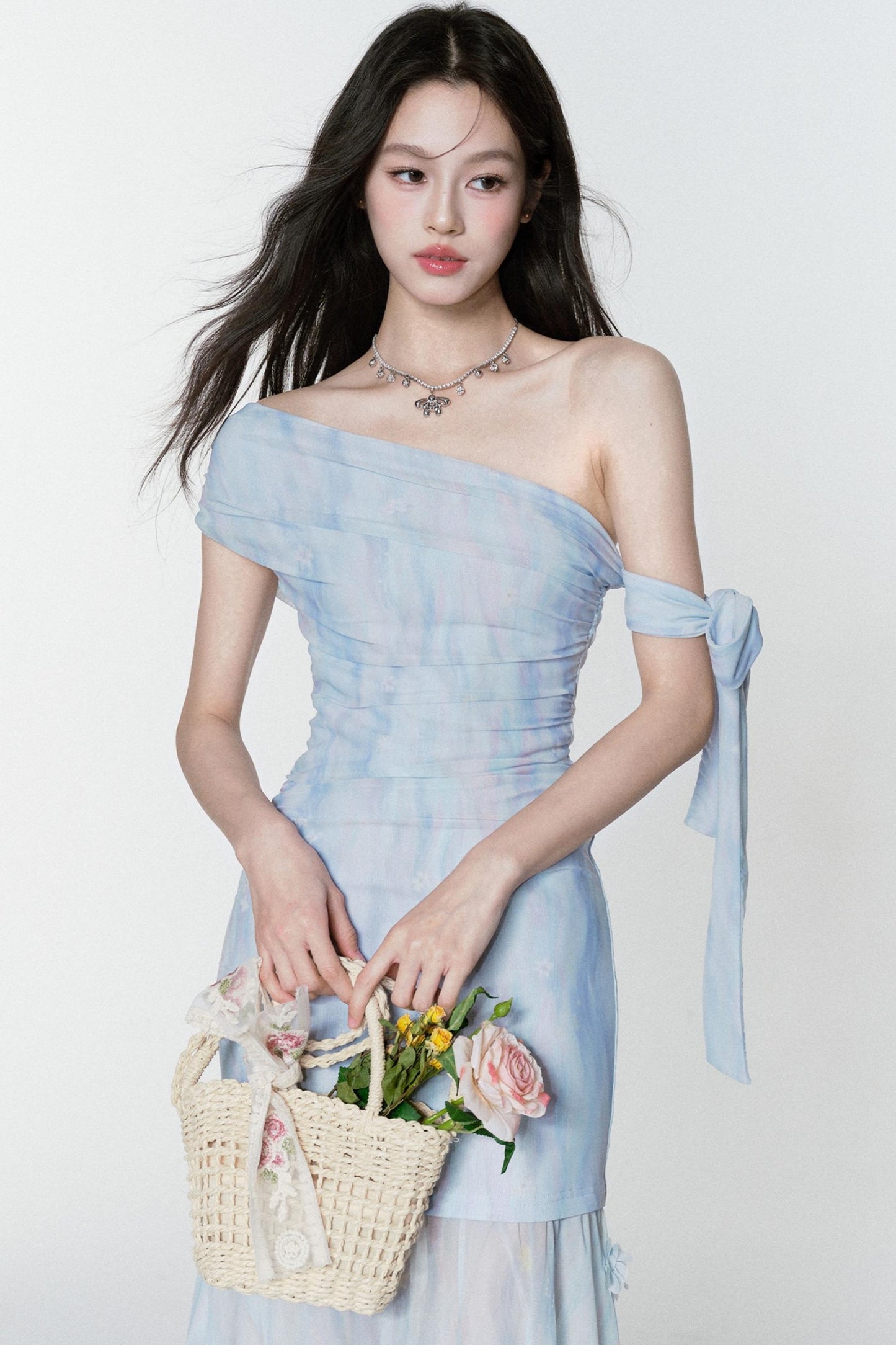 Light Blue Summer Romance Dress