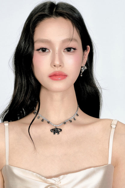 Atomic Butterfly Flower Earrings