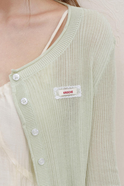 Heartfelt Sheer Knit Cardigan