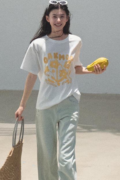 Count Her Flowers Cool Loose T-Shirt