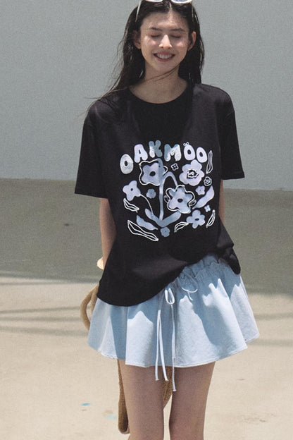 Count Her Flowers Cool Loose T-Shirt