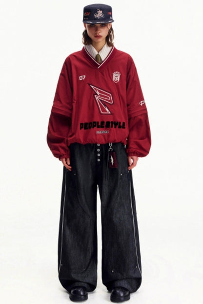 Embroidered Denim Equestrian Hat