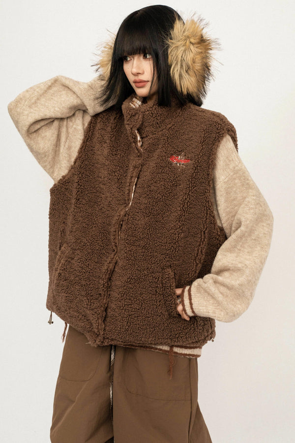 Retro Plaid Quilted Jacket