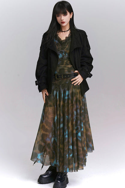 Autumn Beauty Waist Dress