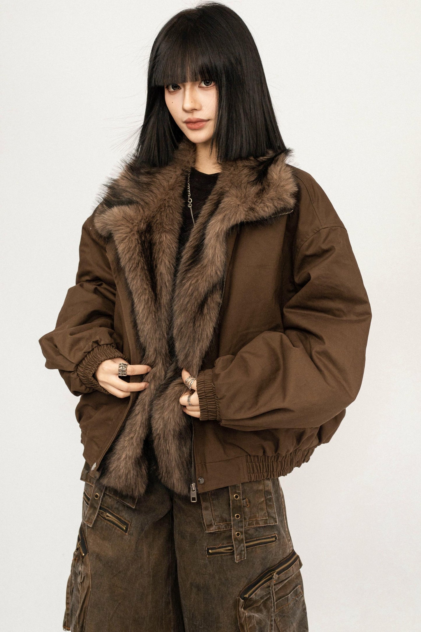 Loose Warm Cotton Coat