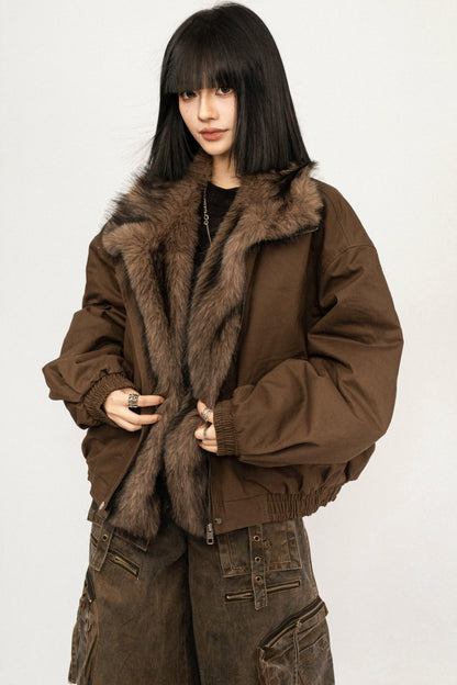 Loose Warm Cotton Coat