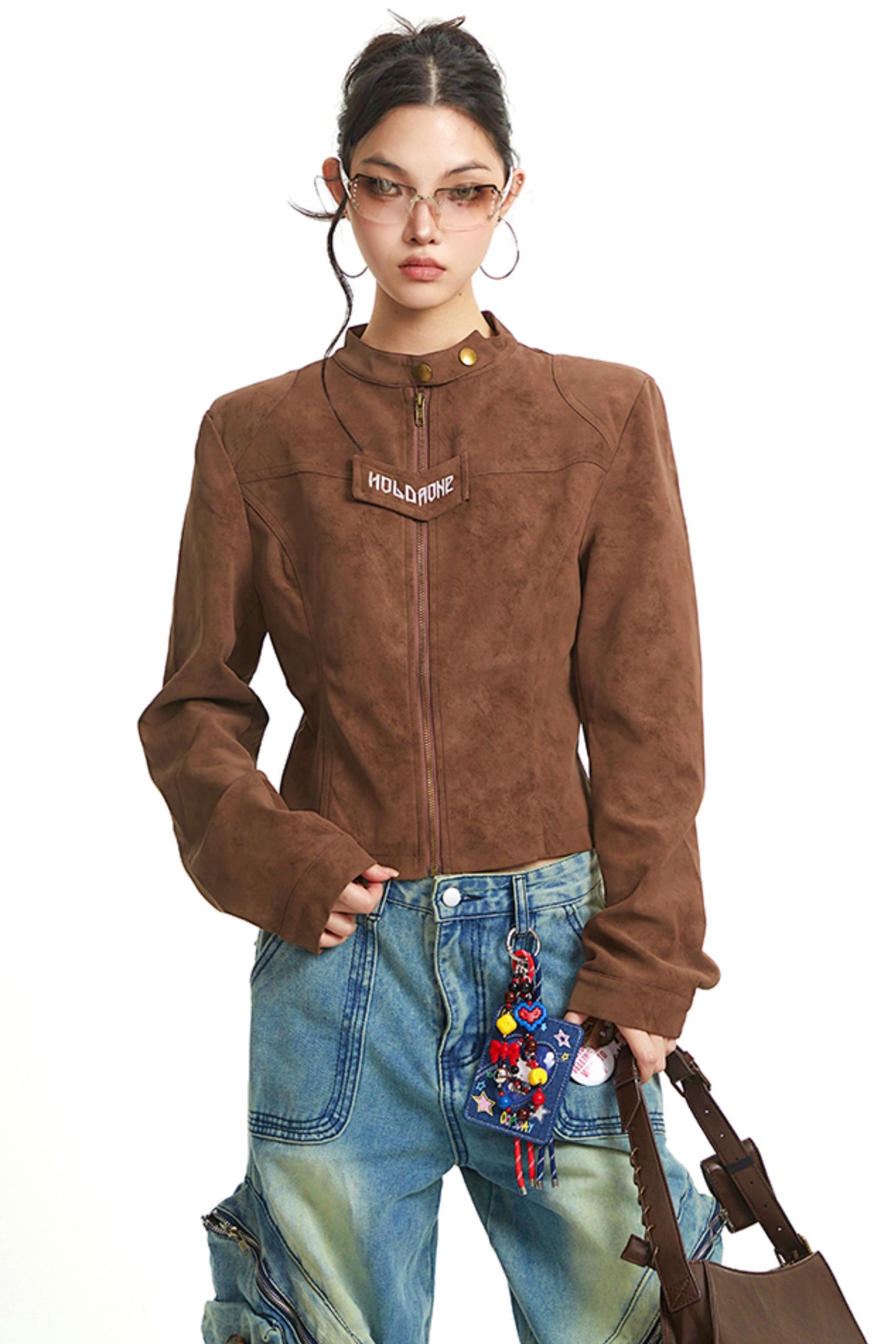 Vintage Brown Moto Jacket