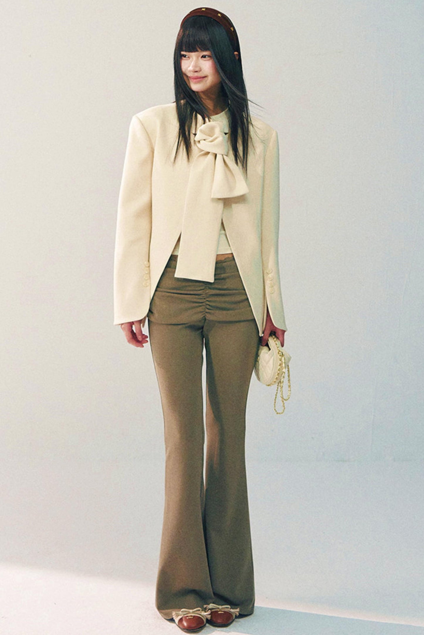 텐셀 울 보타이 블레이저