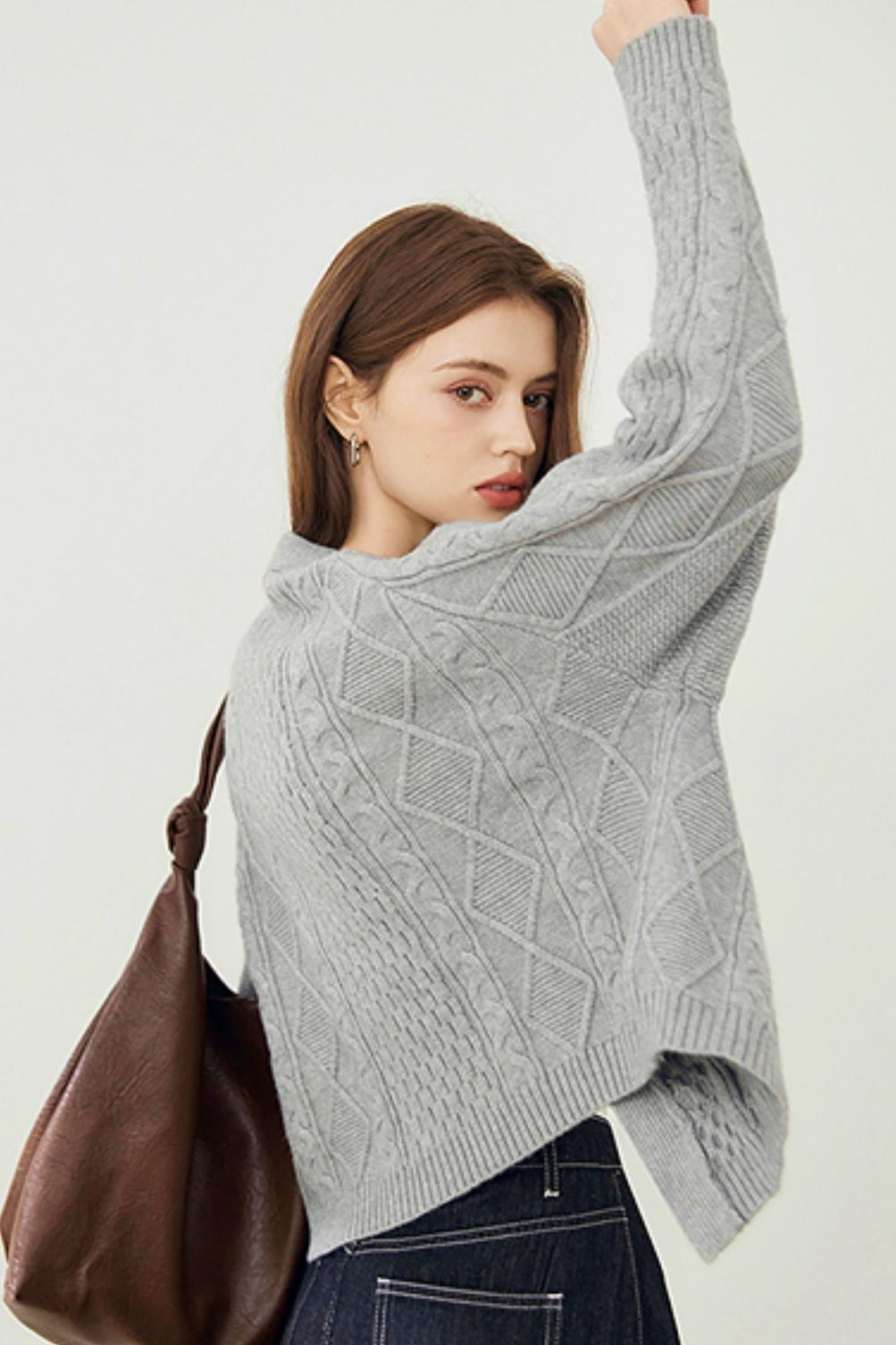 Cow Horn Buckle Cardigan