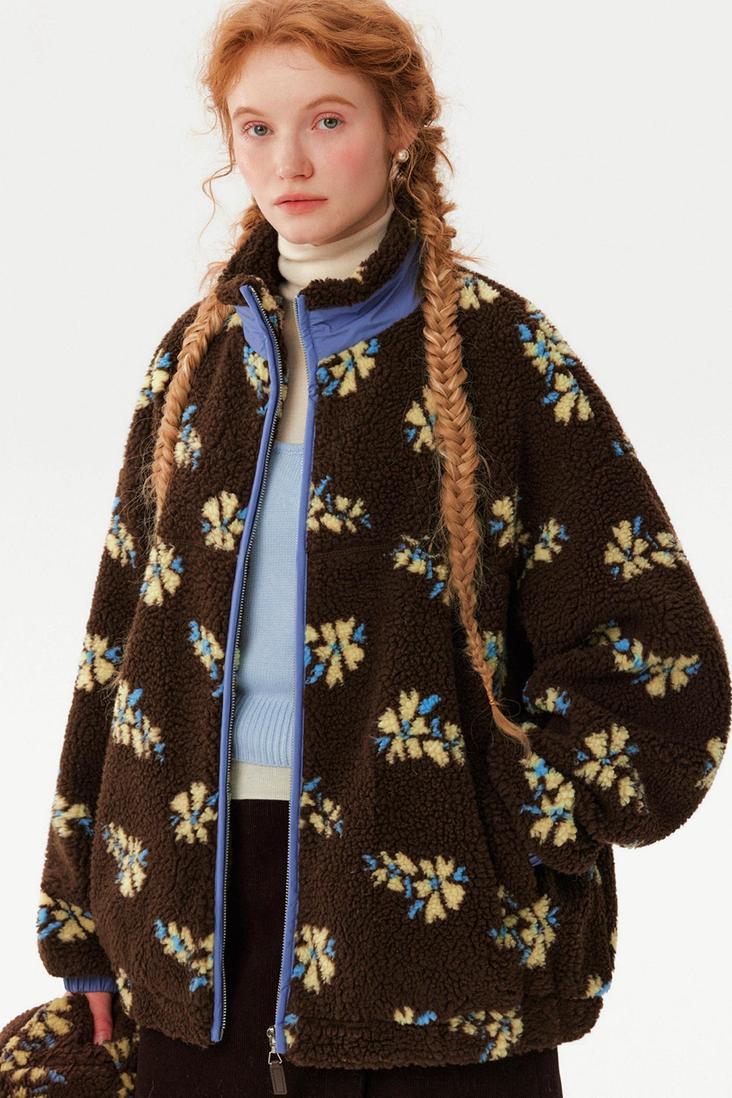 Retro Jacquard Wool Jacket