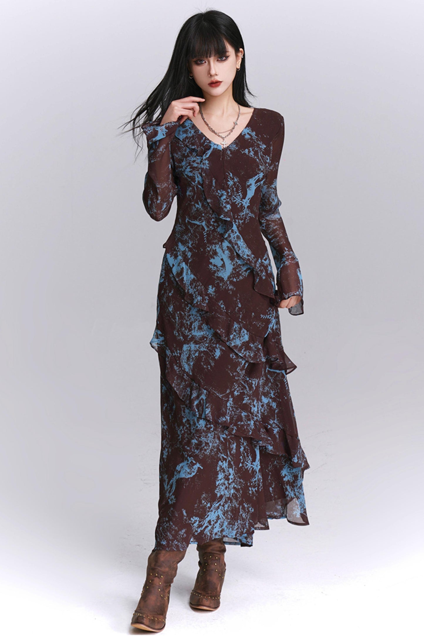 Atmospheric Slim Fit Casual Dress