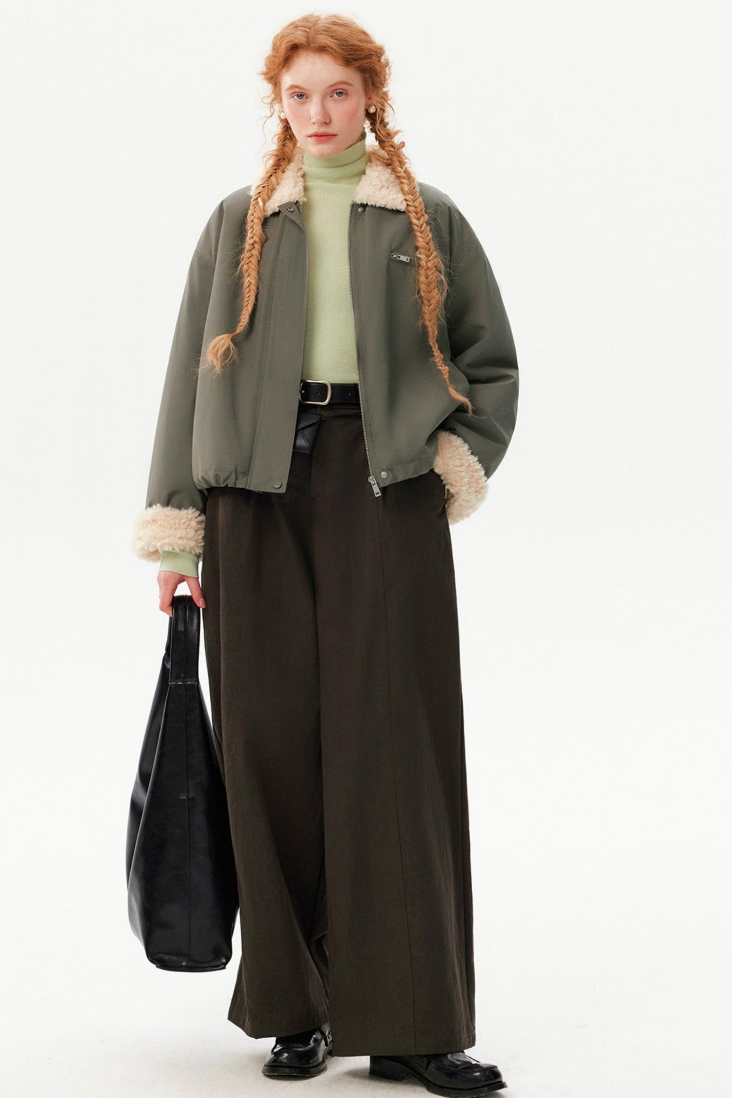 Retro Lamb Wool Winter Coat