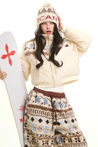 Loose Hooded Warm Cotton Jacket