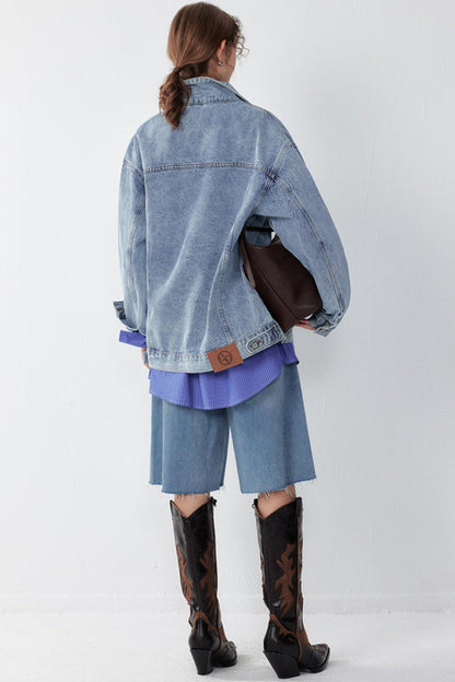 Vintage Denim Workwear Jacket