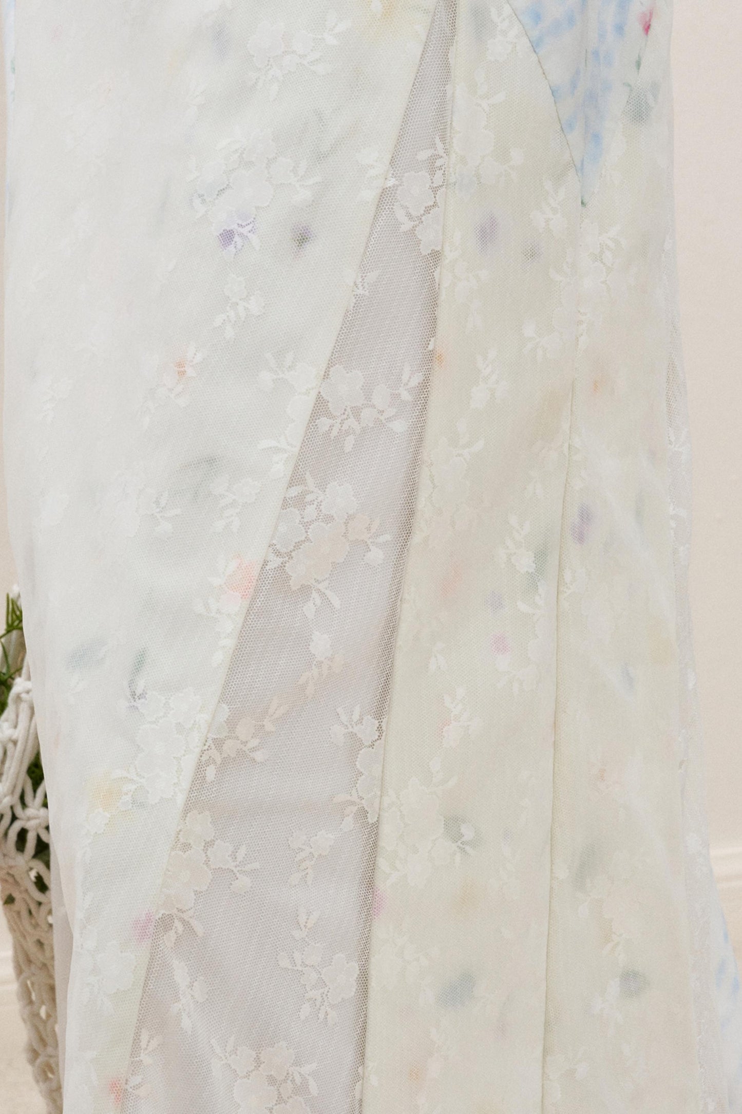 Lace V-Neck Cotton Dress