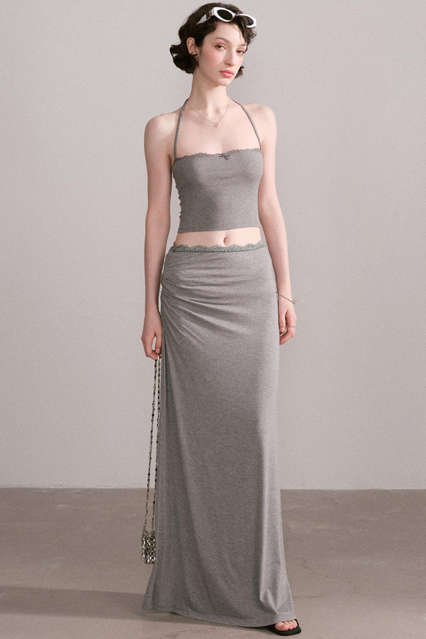 Summer Chic Two-Piece Halter Set-Up