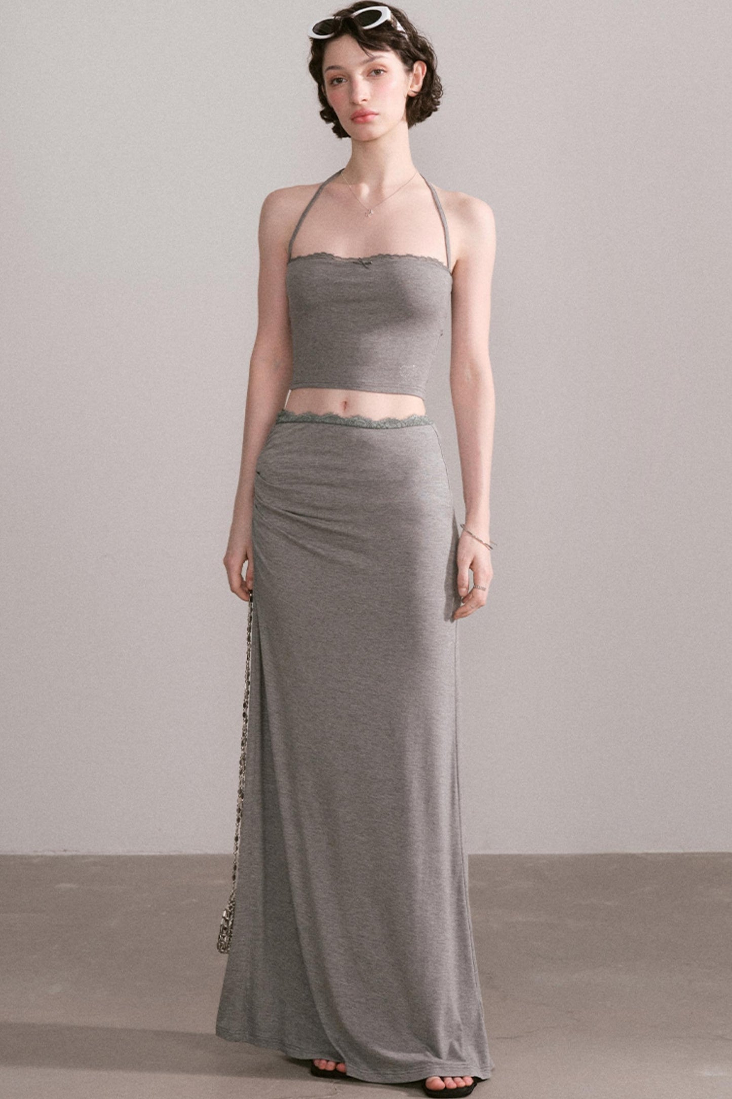 Summer Chic Two-Piece Halter Set-Up