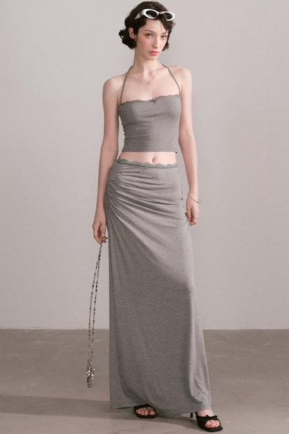 Summer Chic Two-Piece Halter Set-Up