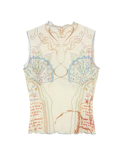 Ocean Shell Tank Top