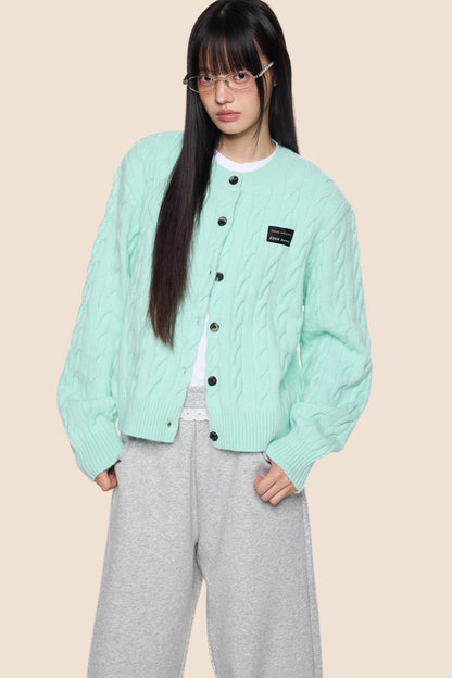 Twisted Knit Cardigan