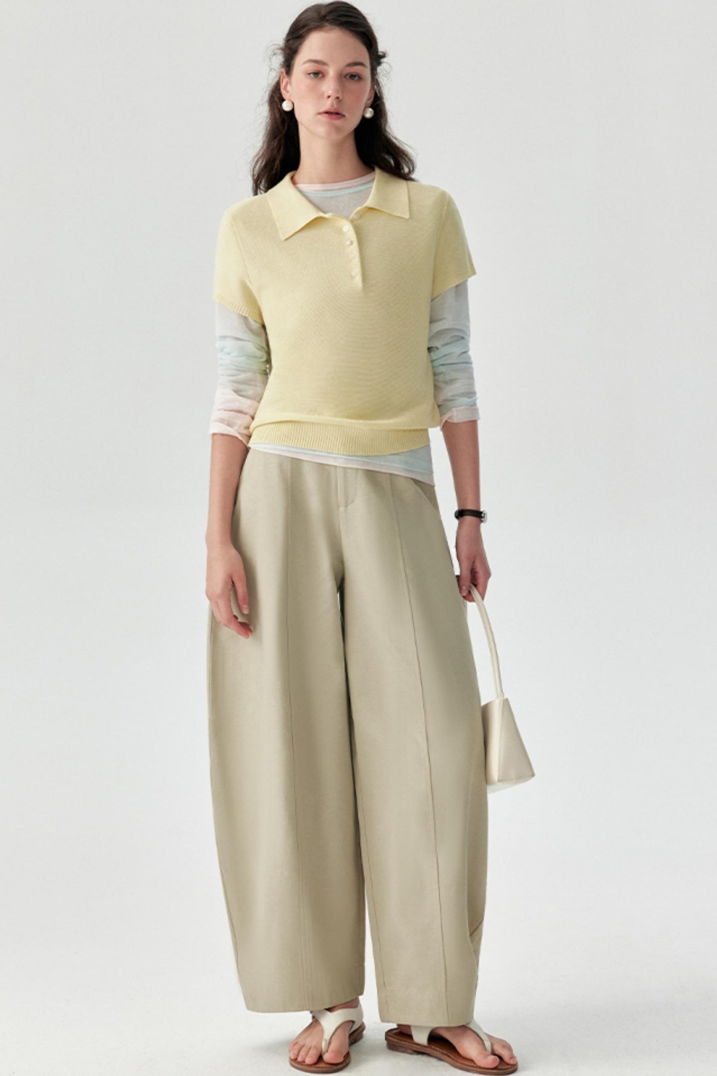 Silhouette High-Waisted Pants