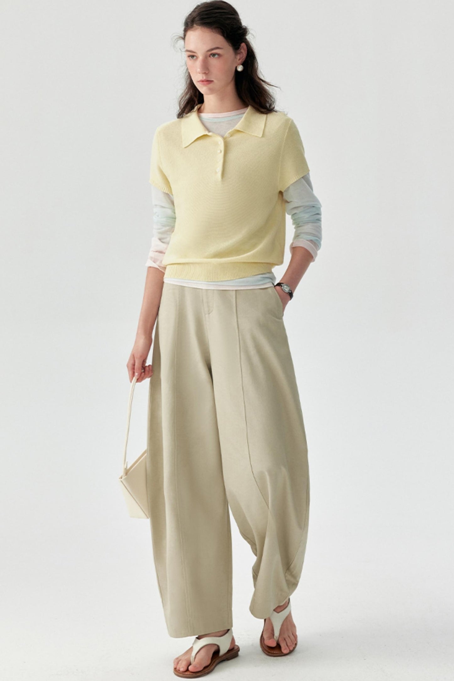 Silhouette High-Waisted Pants