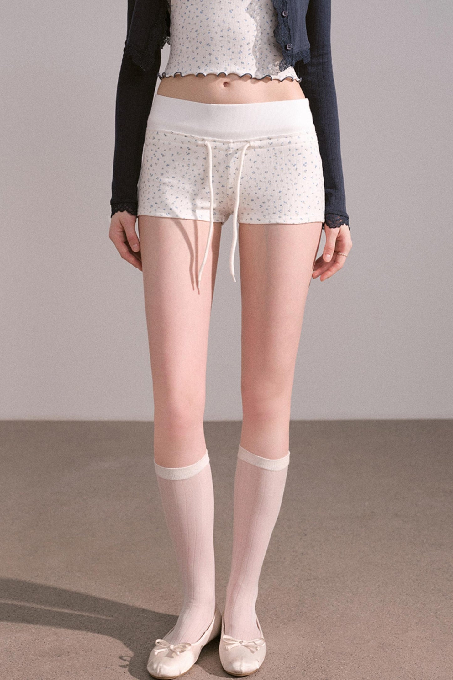 Slim Waist Long Sleeve Top Set-Up