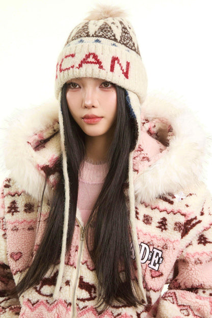 Retro Fair Isle Wool Hat