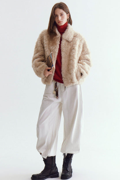 Light Luxury Faux Fur Jacket