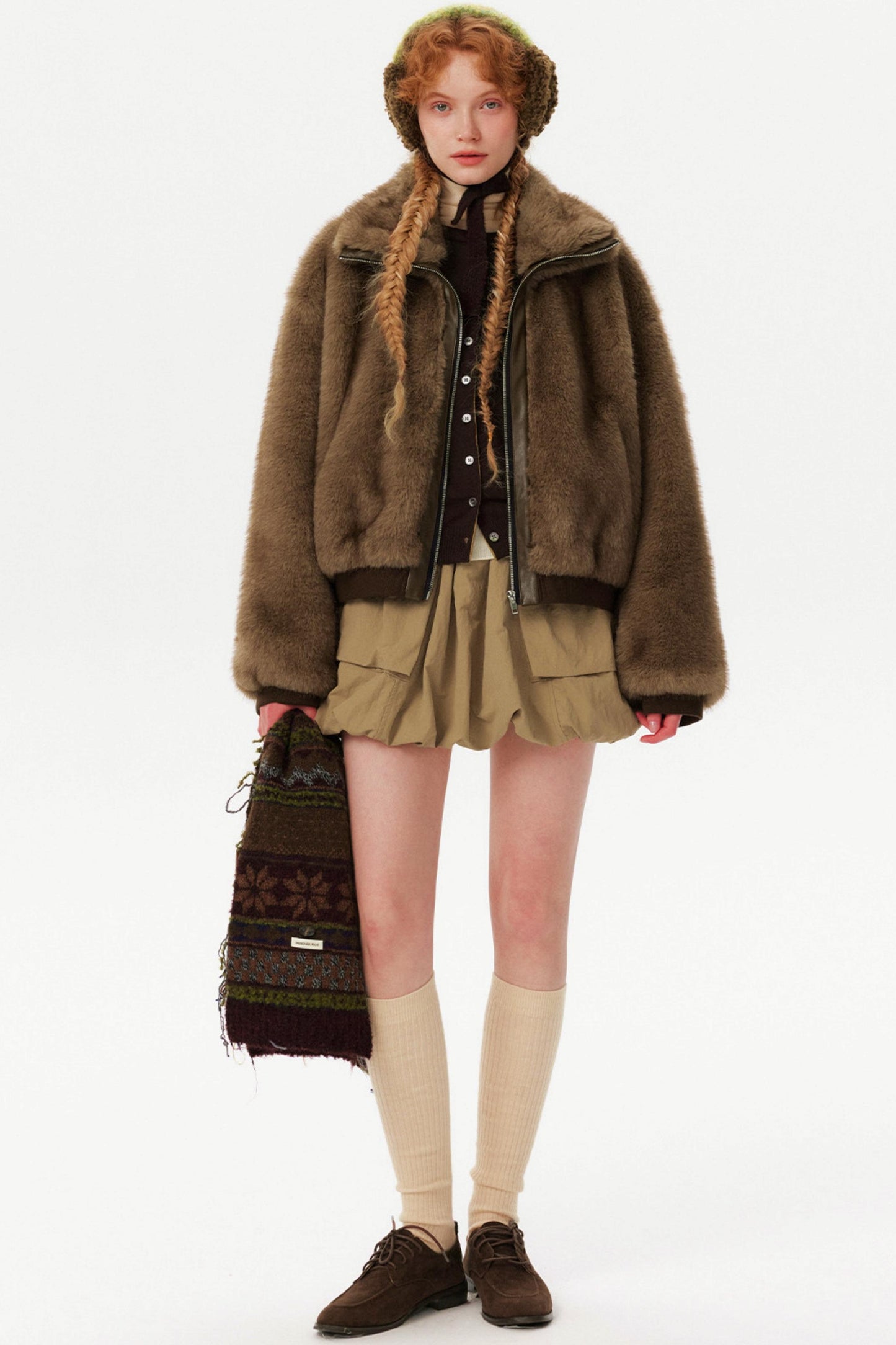 Vintage Eco-Friendly Fur Coat
