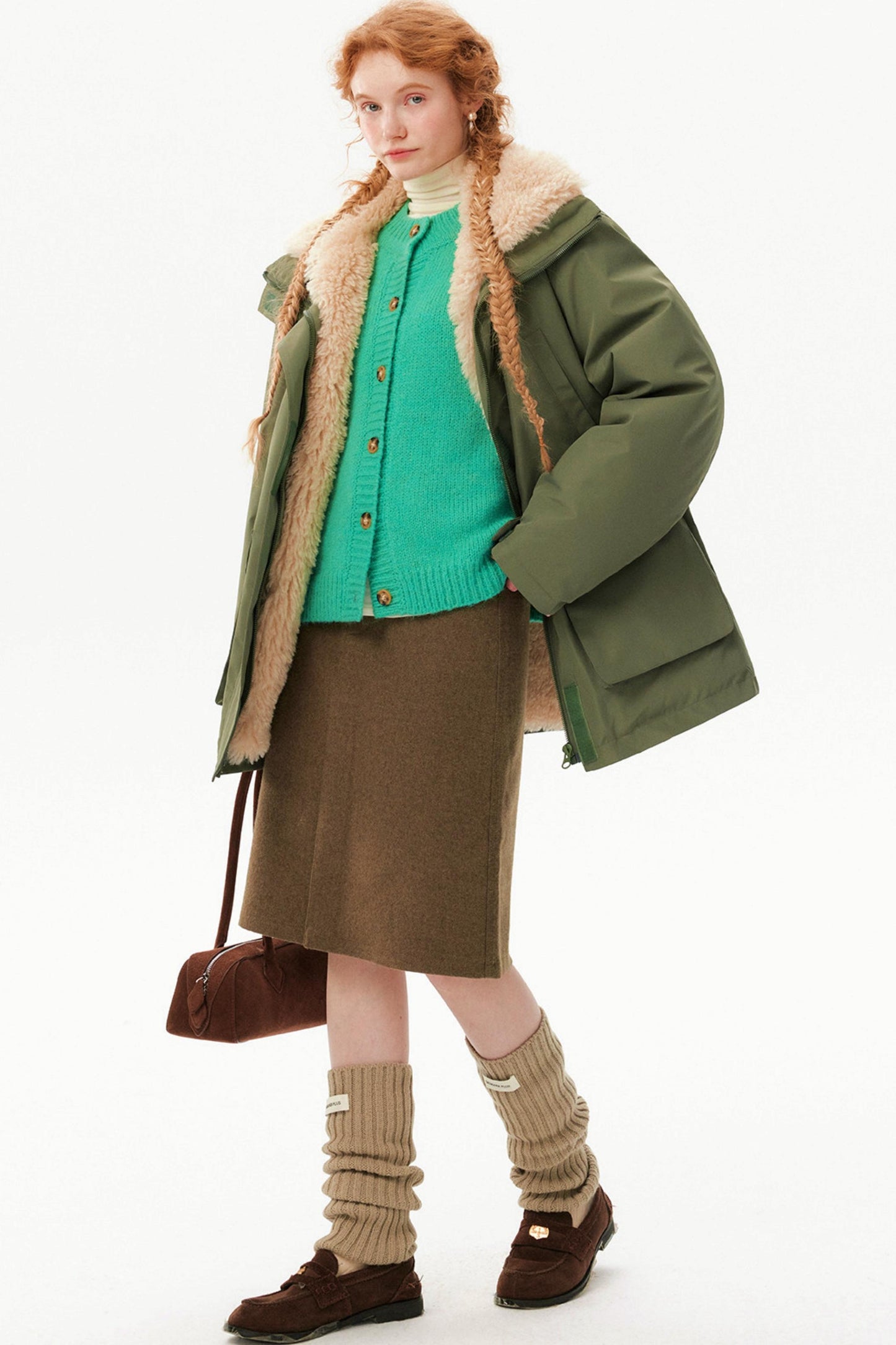 Designer Fur-Lined Parka Jacket