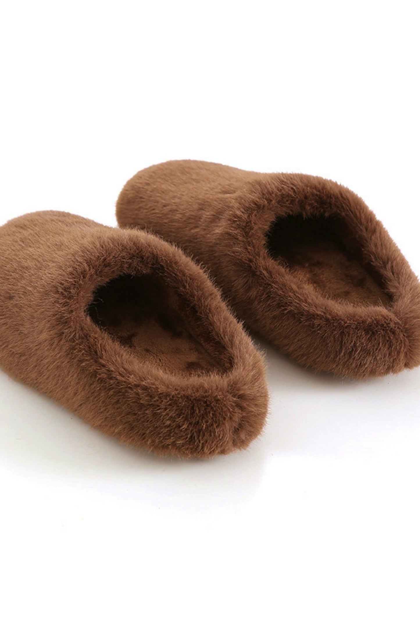 Retro Plush Winter Slippers