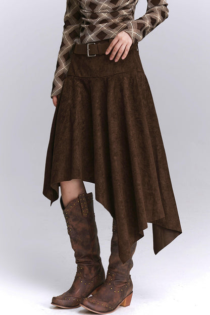 Autumn Suede Skirt