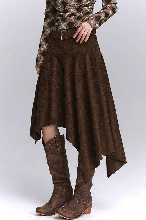 Autumn Suede Skirt