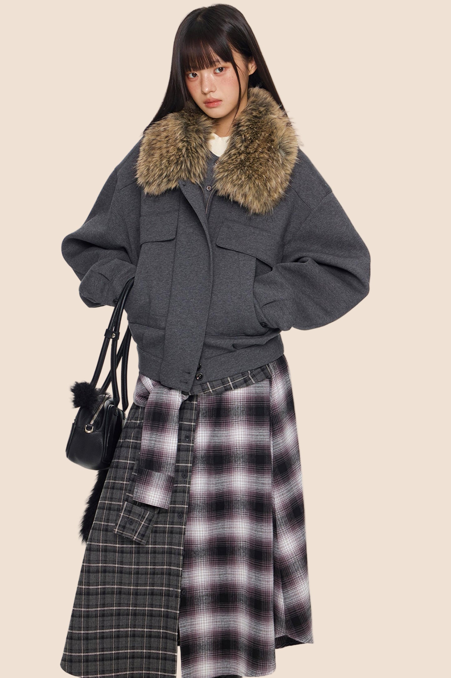 Fur Collar Cotton Jacket